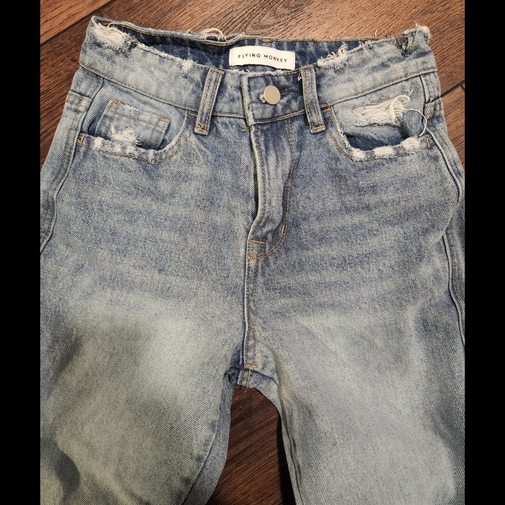 Flying Monkey Distressed Jeans - Picture 10 of 16